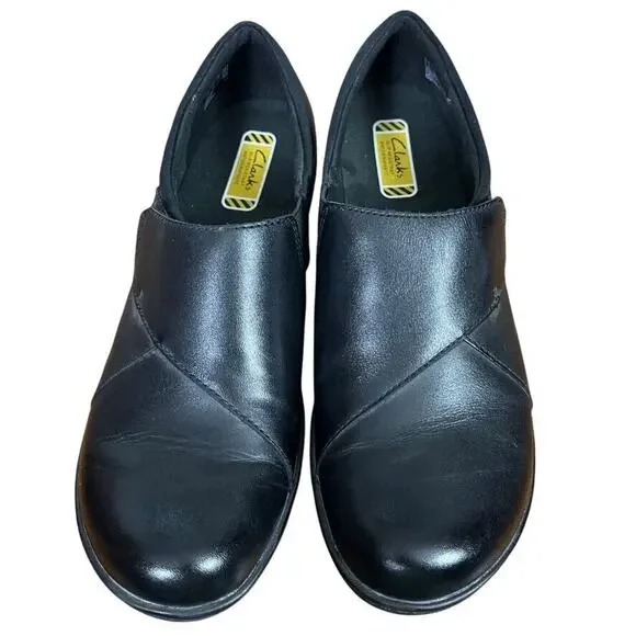 Clarks Black Leather Mules - Picture 6 of 16